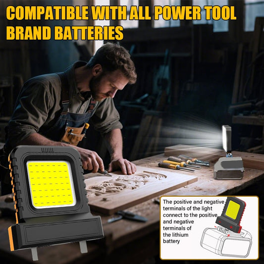 🔥New Year Sale:Second Item 60% Off🔥High brightness floodlight - for all power tool batteries