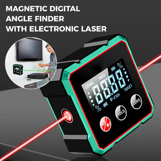 🔥New Year Sale: Second Item 60% Off🔥,Magnetic Digital Angle Finder with Electronic Laser